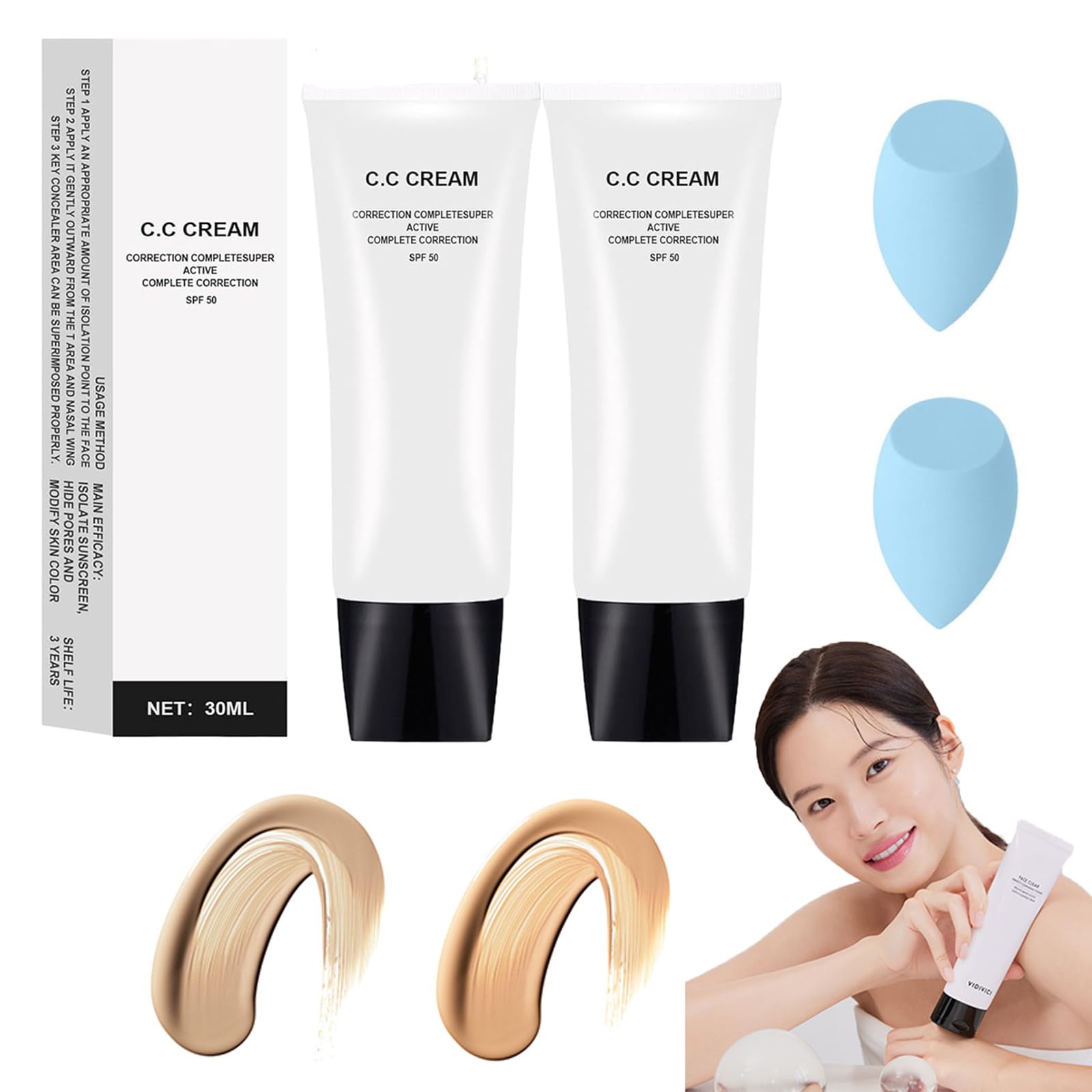 Amazon.com: Perebelle Self-Adjusting CC Cream for Mature Skin